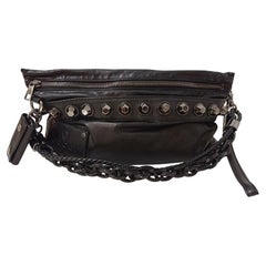 Gucci Black Leather Shoulder Bag at 1stDibs