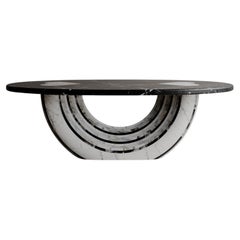 Limited Edition, Black and White Marble Heart Aïmi Dining Table, Esther Knopfler