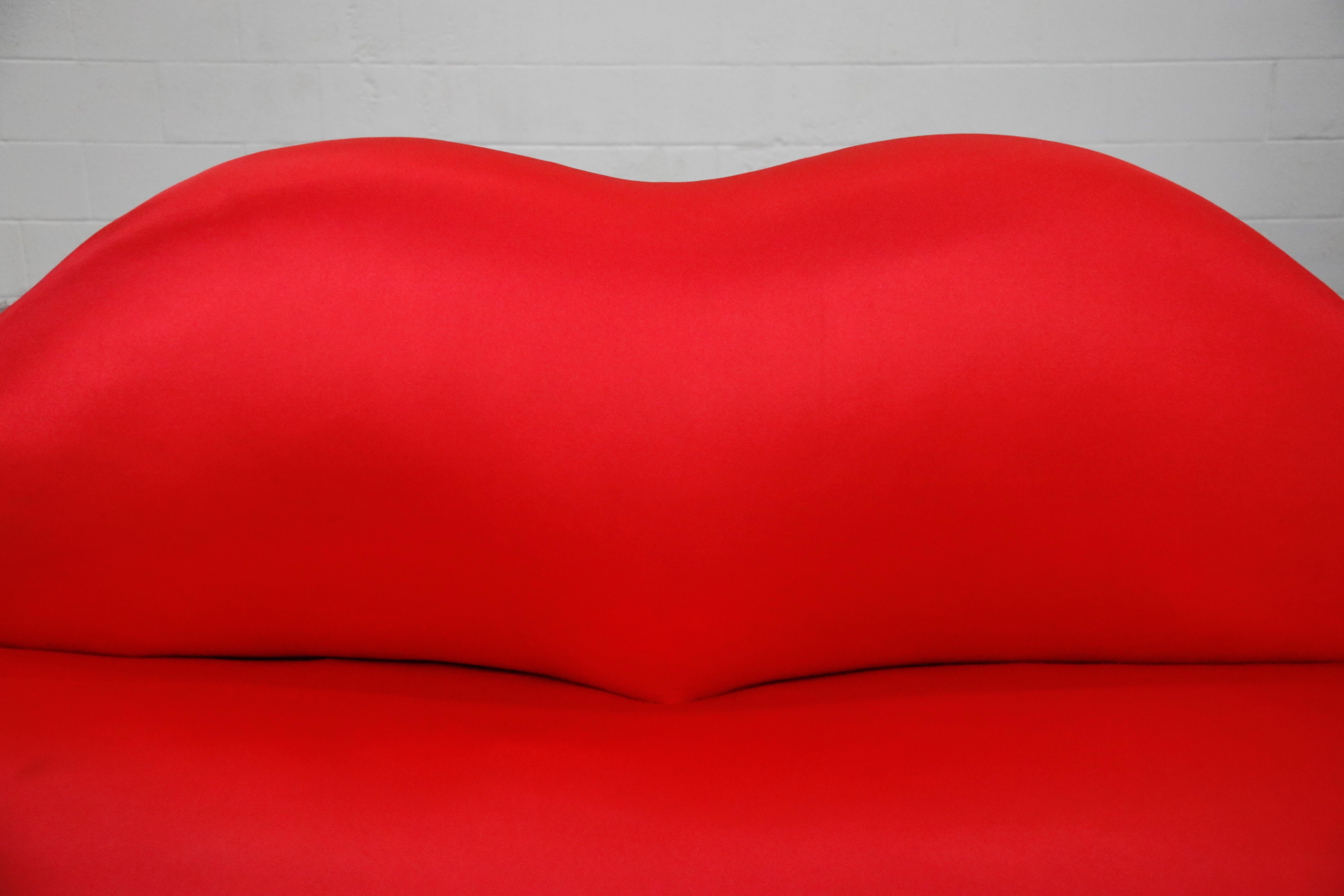 Limited Edition Bocca Sofa by Studio 65 for Gufram, Signed Dated Numbered, 1986 2