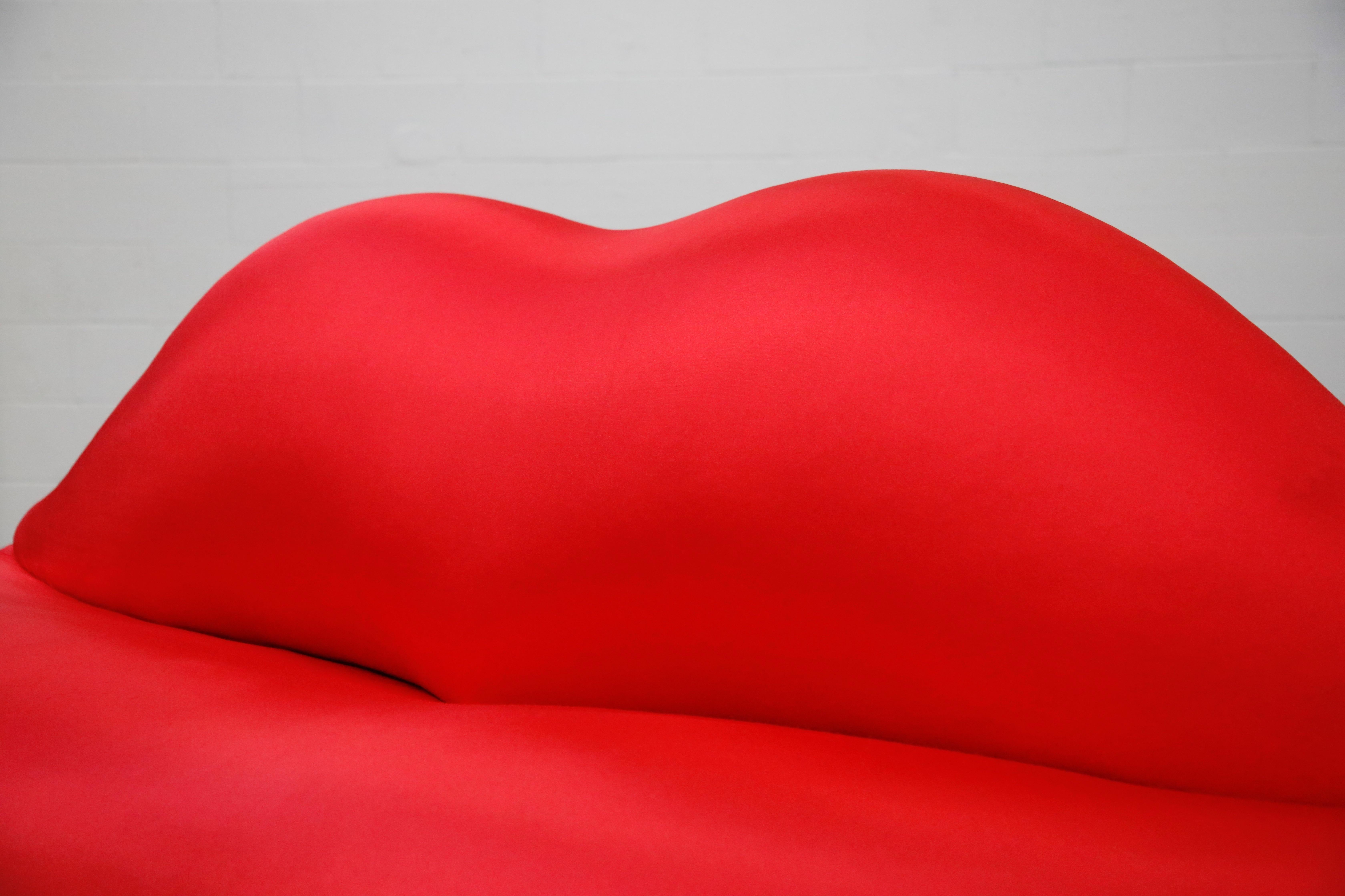 Limited Edition Bocca Sofa by Studio 65 for Gufram, Signed Dated Numbered, 1986 6