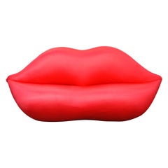 Limited Edition Bocca Sofa by Studio 65 for Gufram, Signed Dated Numbered, 1986
