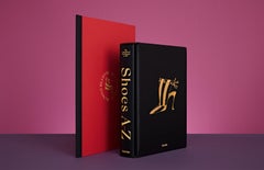 Limitierte Auflage des Buches Schuhe A-Z. FIT. Mit 3 gestempelten Manolo Blahnik-Kunstdrucken