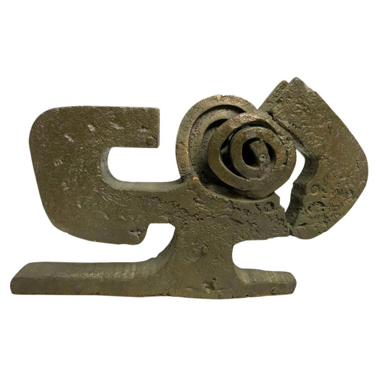 Limited Edition Bronze Abstract Sculpture by Paolo Soleri