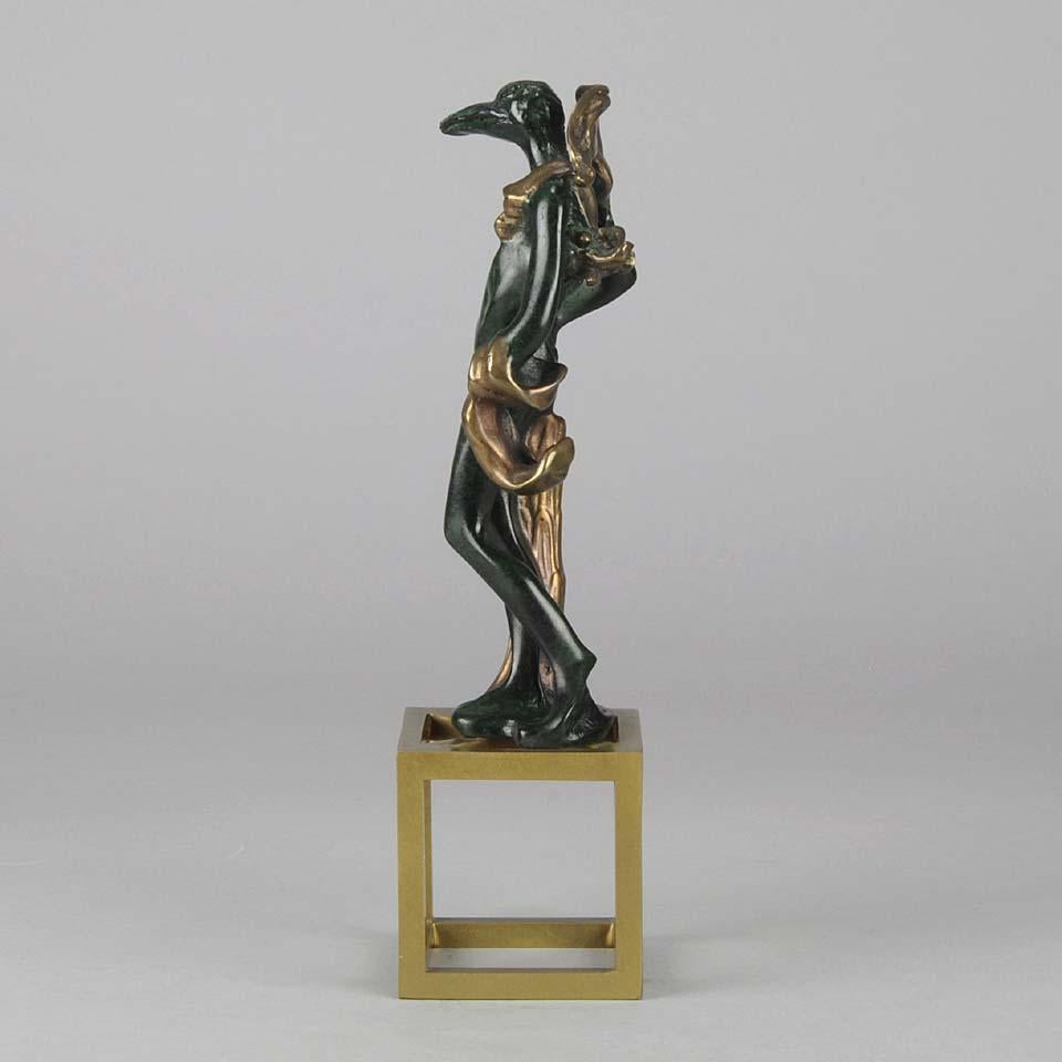 Late 20th Century Limited Edition Bronze 'Birdman' by Salvador Dali