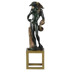 Limitierte Auflage Bronze 'Vogelmann' von Salvador Dali