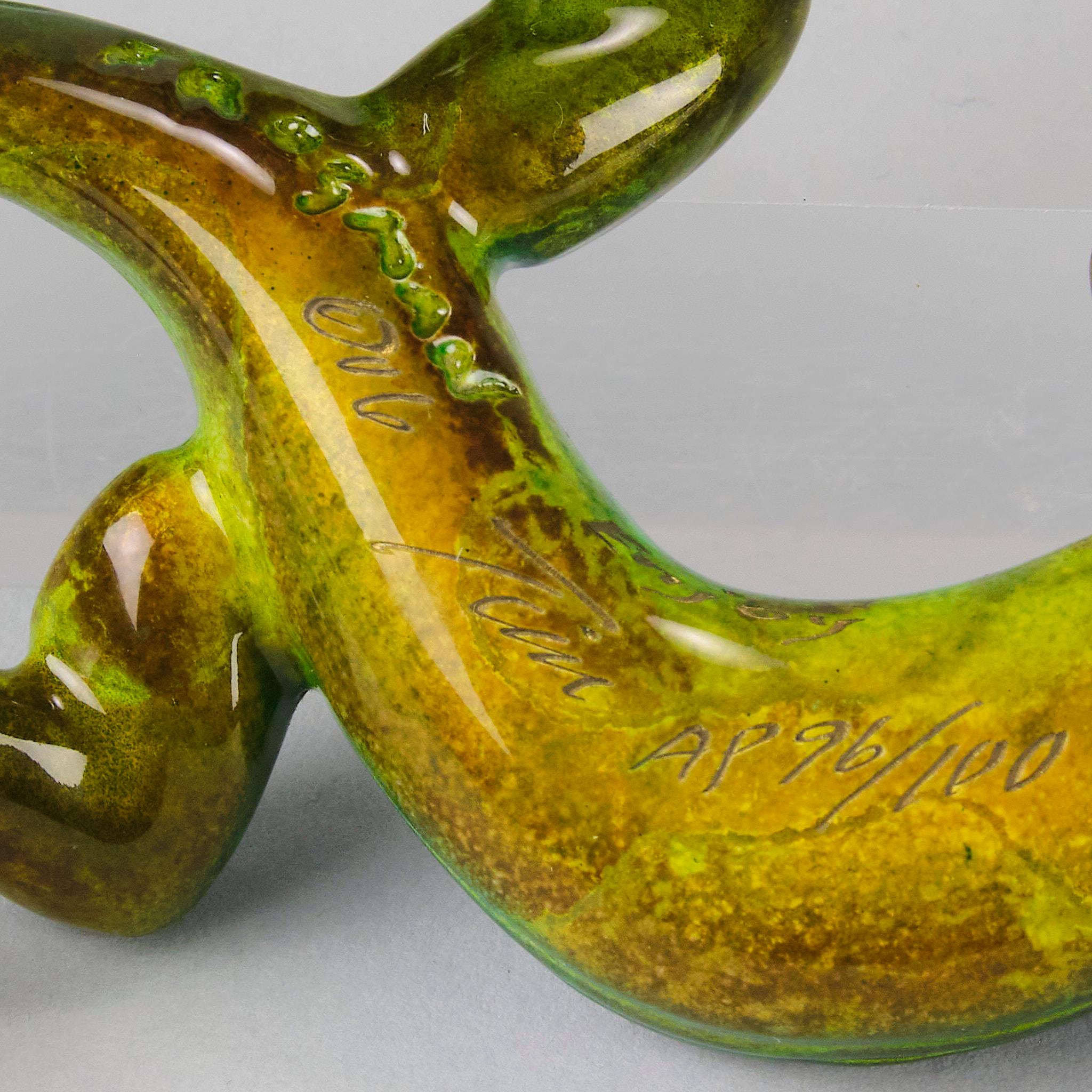 Bronze in limitierter Auflage mit dem Titel „Margarita Gecko“ von Tim Cotterill im Angebot 4