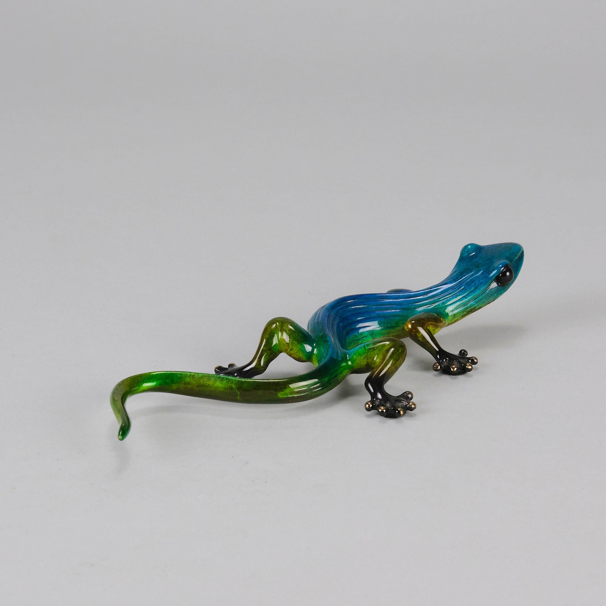 Bronze in limitierter Auflage mit dem Titel „Margarita Gecko“ von Tim Cotterill im Zustand „Hervorragend“ im Angebot in London, GB