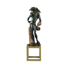 Bronzefigur „Birdman“ von Salvador Dali, limitierte Auflage