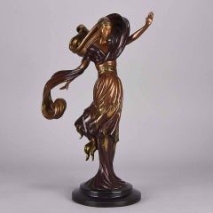 Limited Edition Bronze Figure "Flames of Love" by Erté