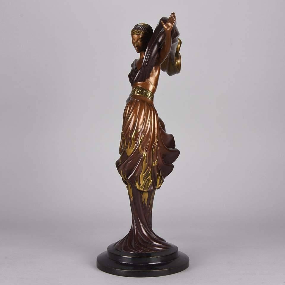 Art Deco Limited Edition Bronze Figure 