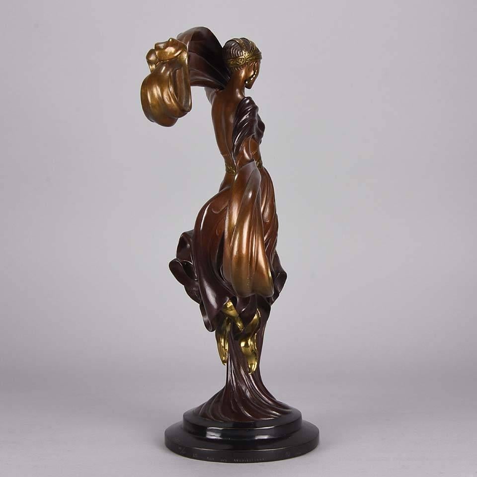 Late 20th Century Limited Edition Bronze Figure 