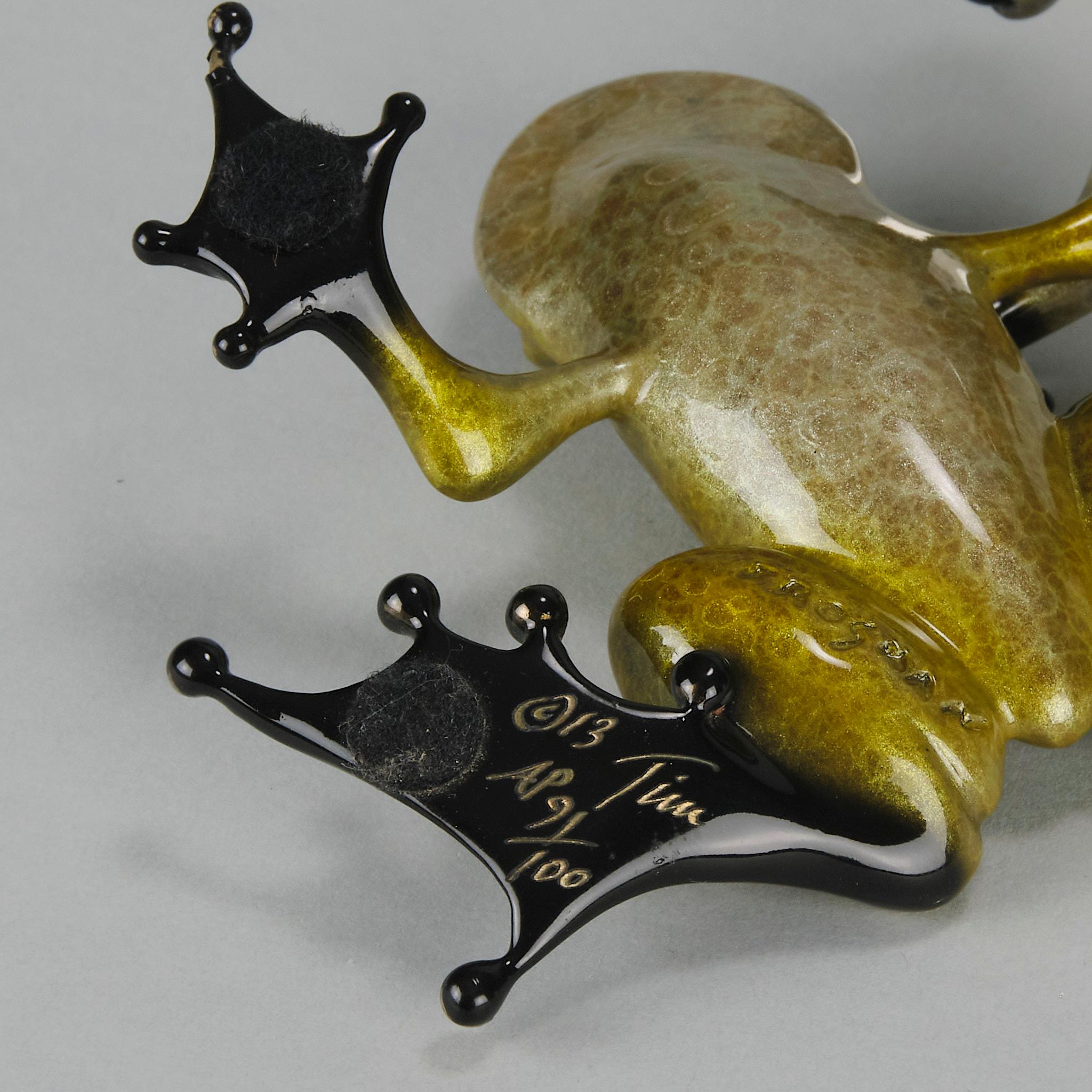 Bronze Froschs in limitierter Auflage mit dem Titel „Love“ von Tim Cotterill im Angebot 4