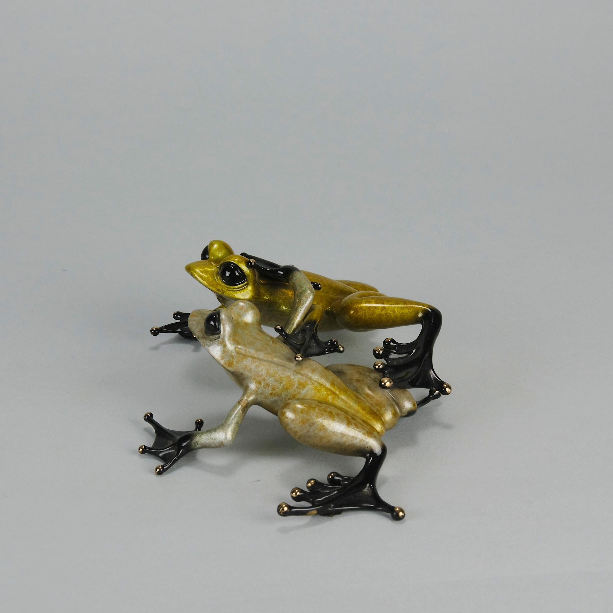 American Limited Edition Bronze Frogs entitled 