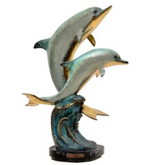 Limited Edition Bronze Sculpture by W. Aribu, “Pals 1” 005/300
