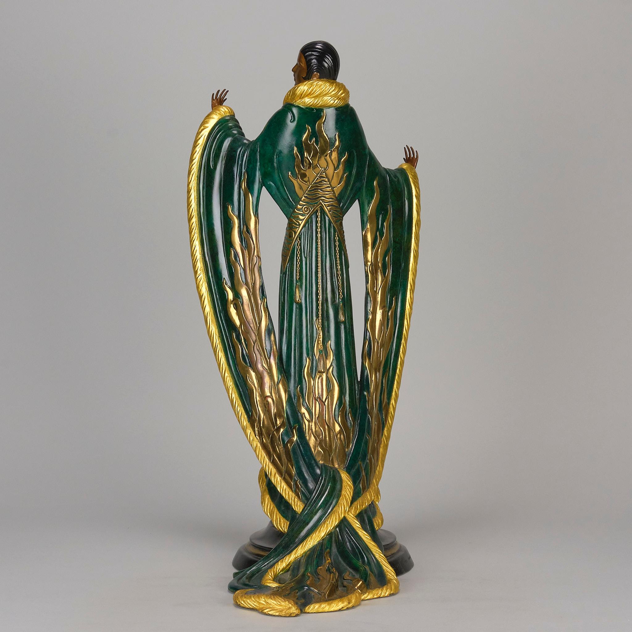 XX secolo Scultura in bronzo in edizione limitata intitolata 