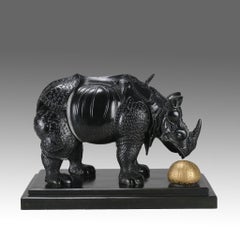 Limited Edition Bronze Study "Rhinoceros Dressed in Lace" by Salvador Dali