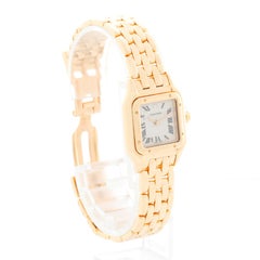 Limited Edition Cartier 18K Yellow Gold Panther Ladies Watch WF3254B9 1280