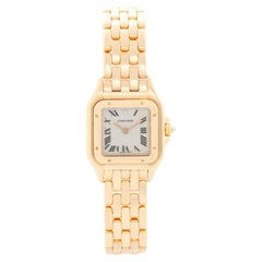 Limited Edition Cartier 18K Yellow Gold Panther Ladies Watch WF3254B9 1280