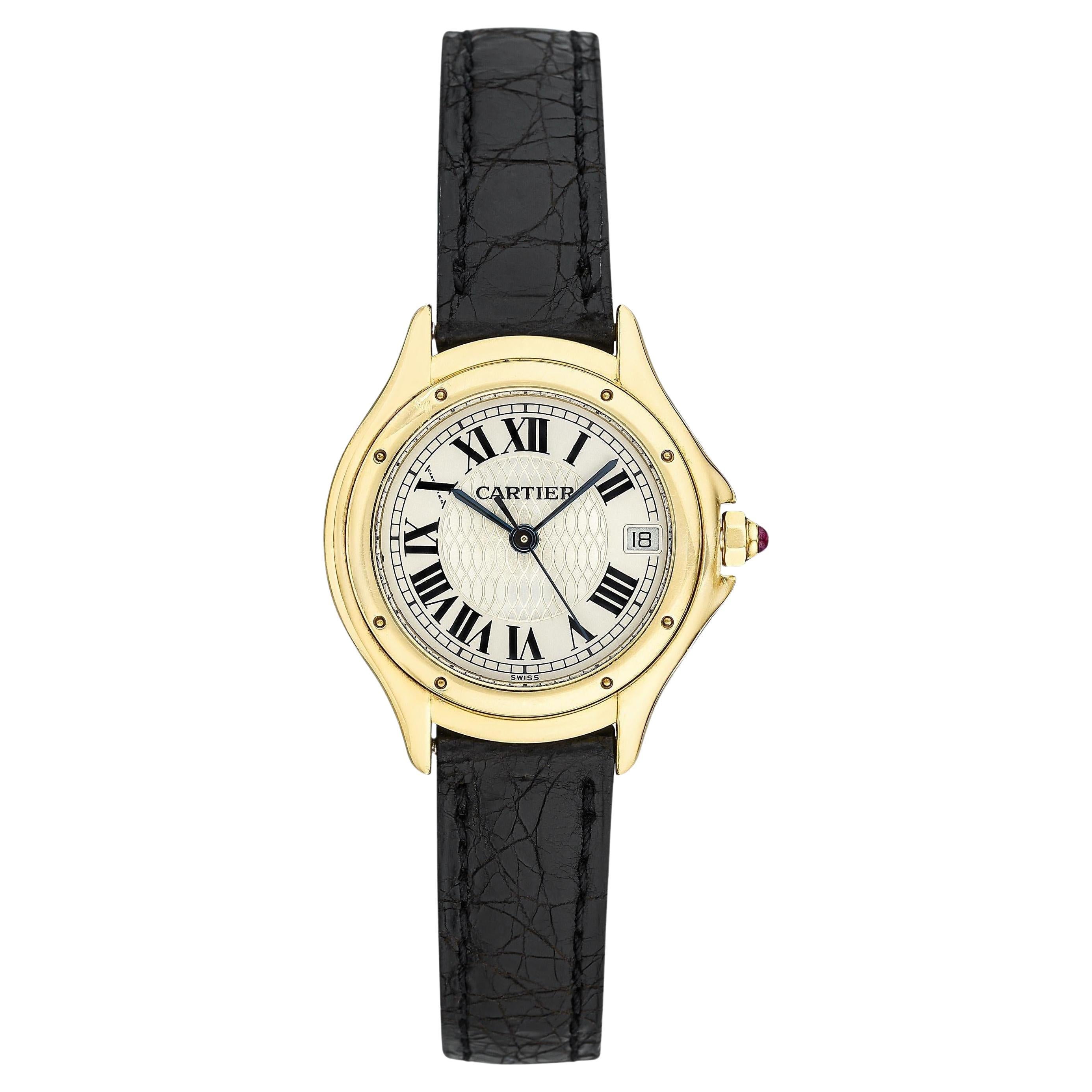 Limited Edition Cartier Panthere Watch 18K Yellow Gold