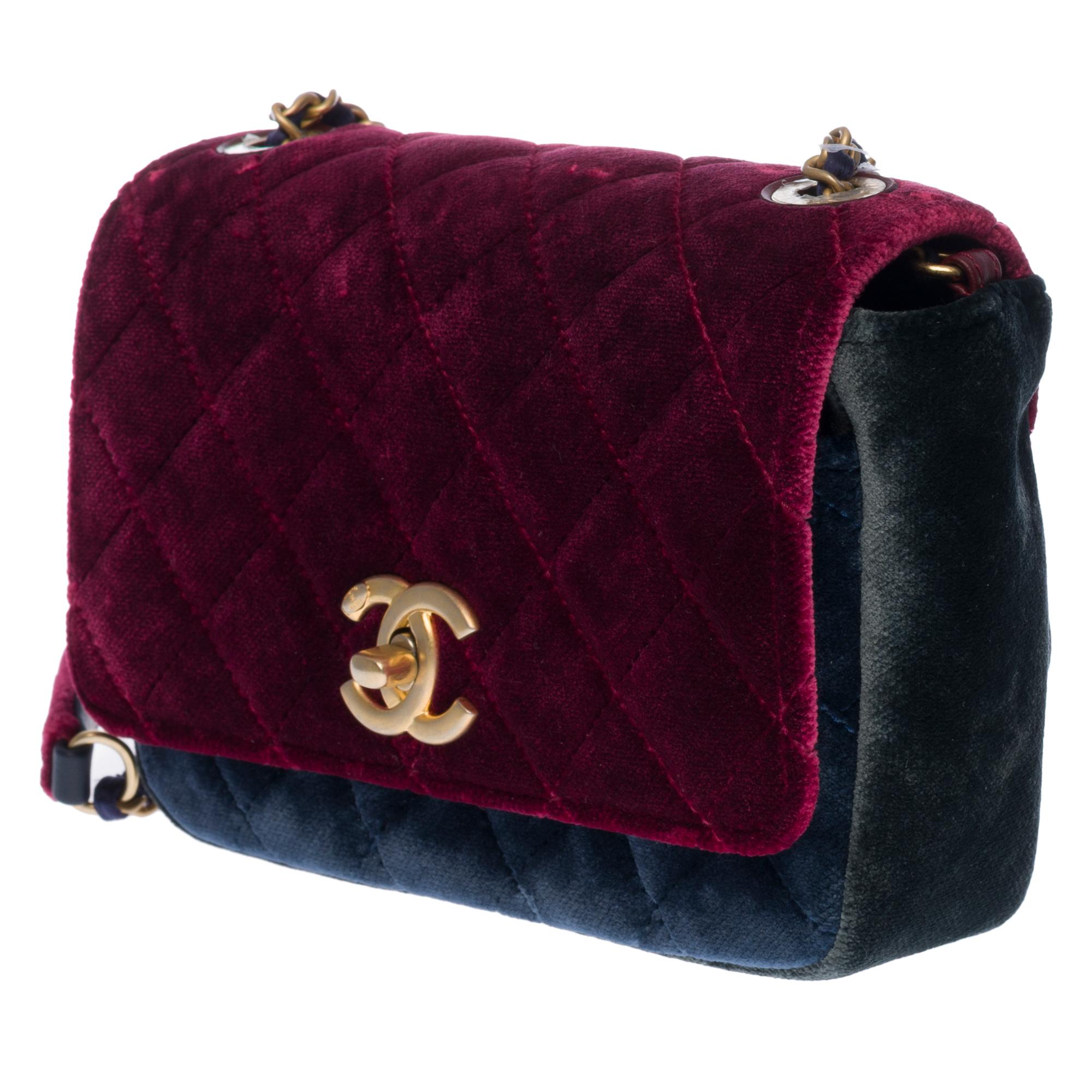 chanel velvet bag