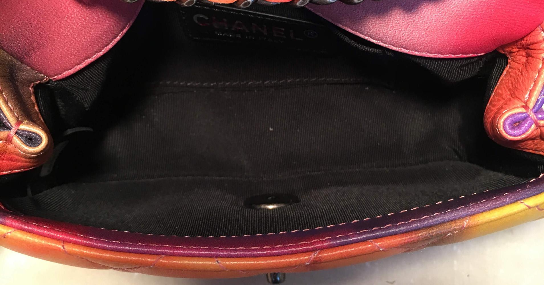 LIMITED EDITION Chanel Flower Power Small Classic Flap Shoulder Bag In Excellent Condition In Philadelphia, PA