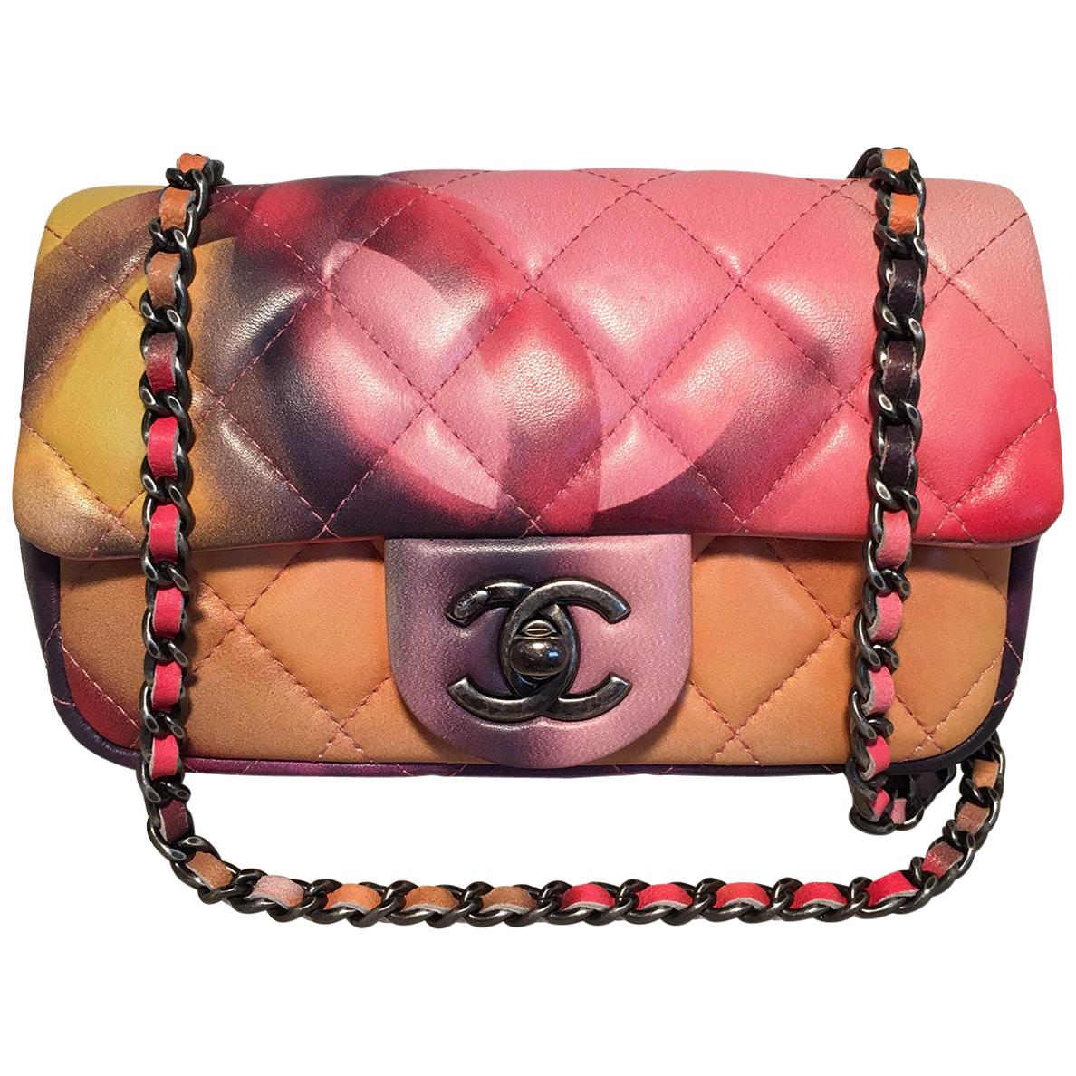 LIMITED EDITION Chanel Flower Power Small Classic Flap Shoulder Bag at  1stDibs
