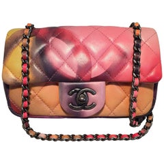 LIMITED EDITION Chanel Flower Power Small Classic Flap Umhängetasche