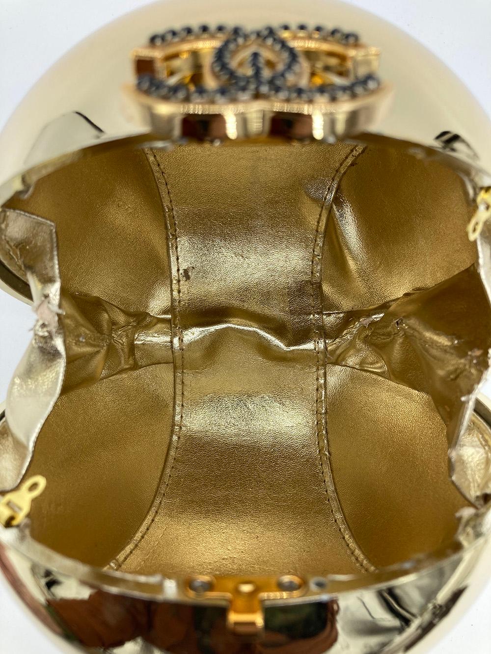 ASOS DESIGN rose gold diamante fringe sphere bag | ASOS