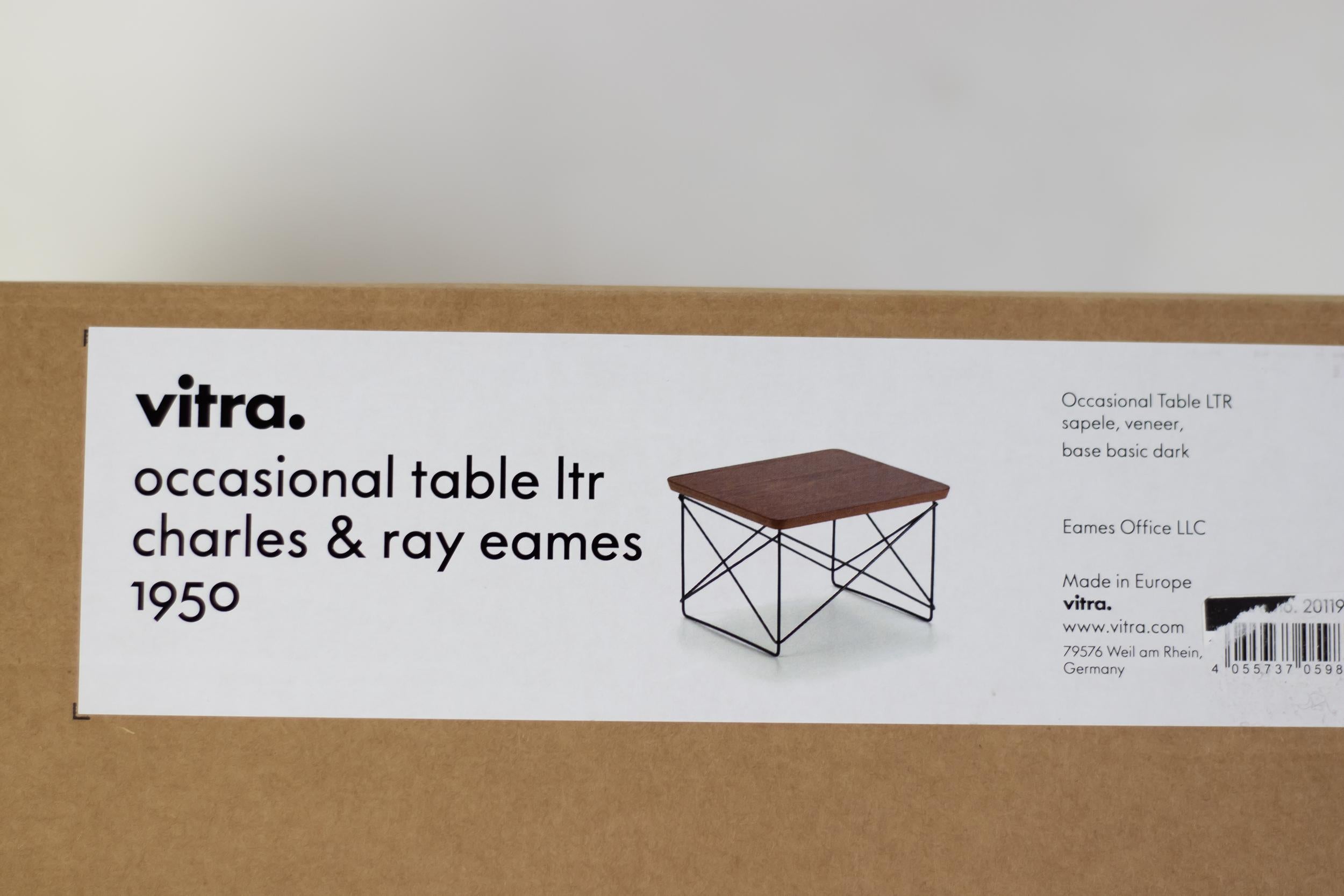 Enameled Limited Edition Charles & Ray Eames LTR Tables For Sale