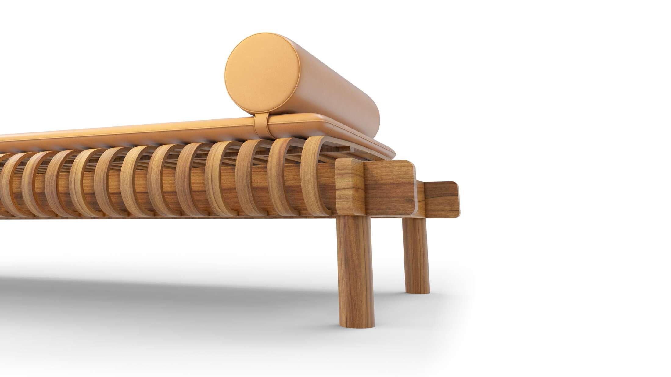 Teak Limited Edition Charlotte Perriand Tokyo Dormeuse for Cassina, Italy - 2022