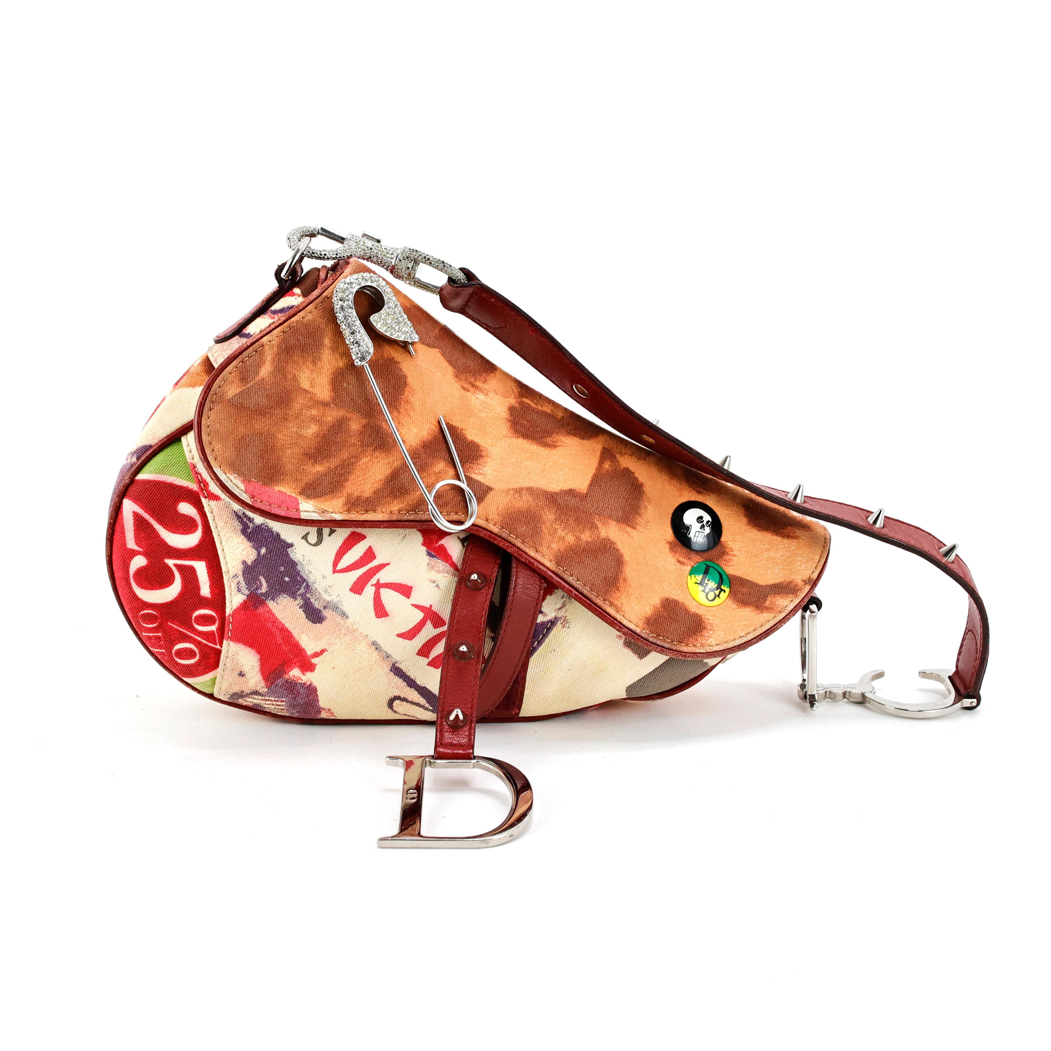 Limited Edition Christian Dior by John Galliano Victim Saddle Bag 5