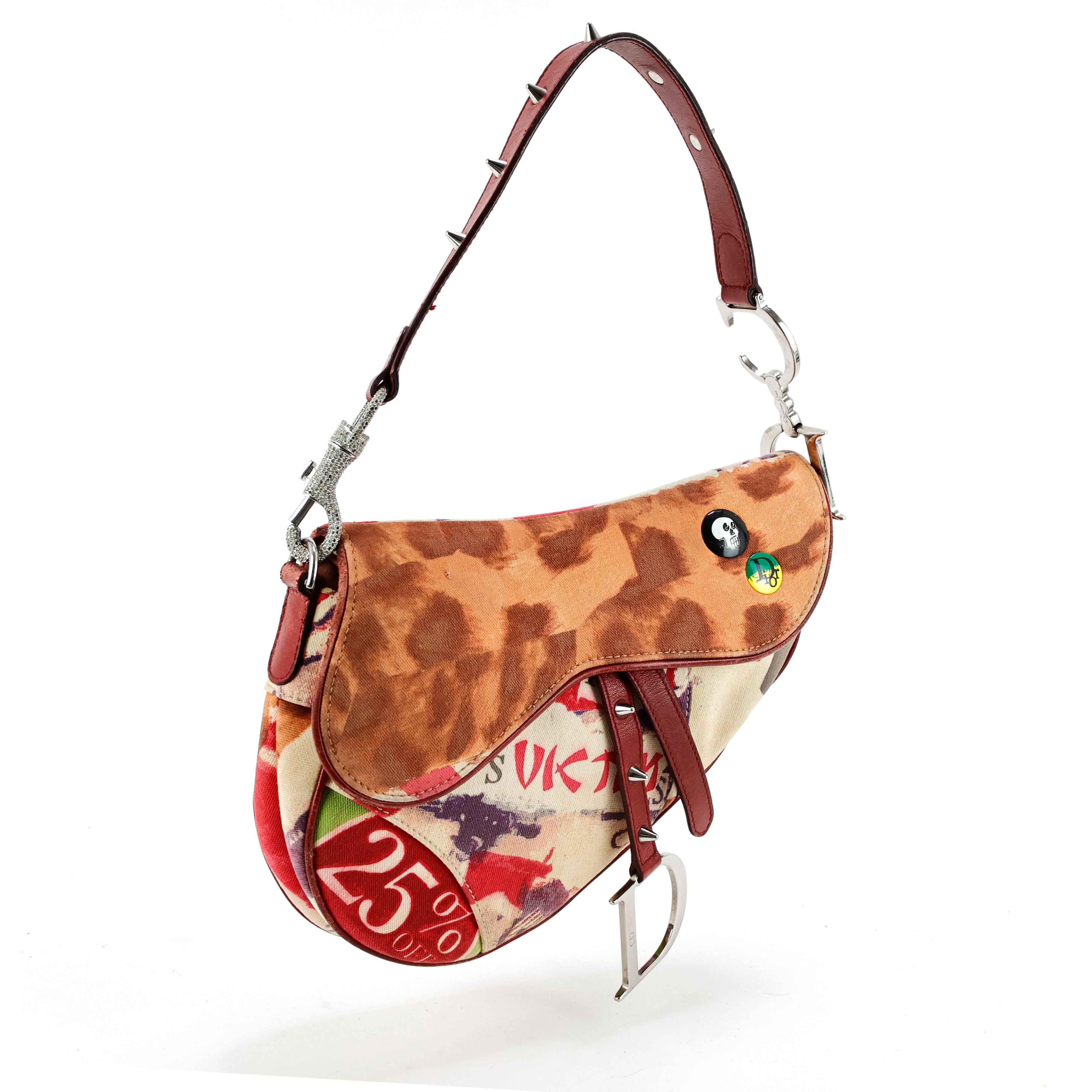 Limited Edition Christian Dior by John Galliano Victim Saddle Bag 6