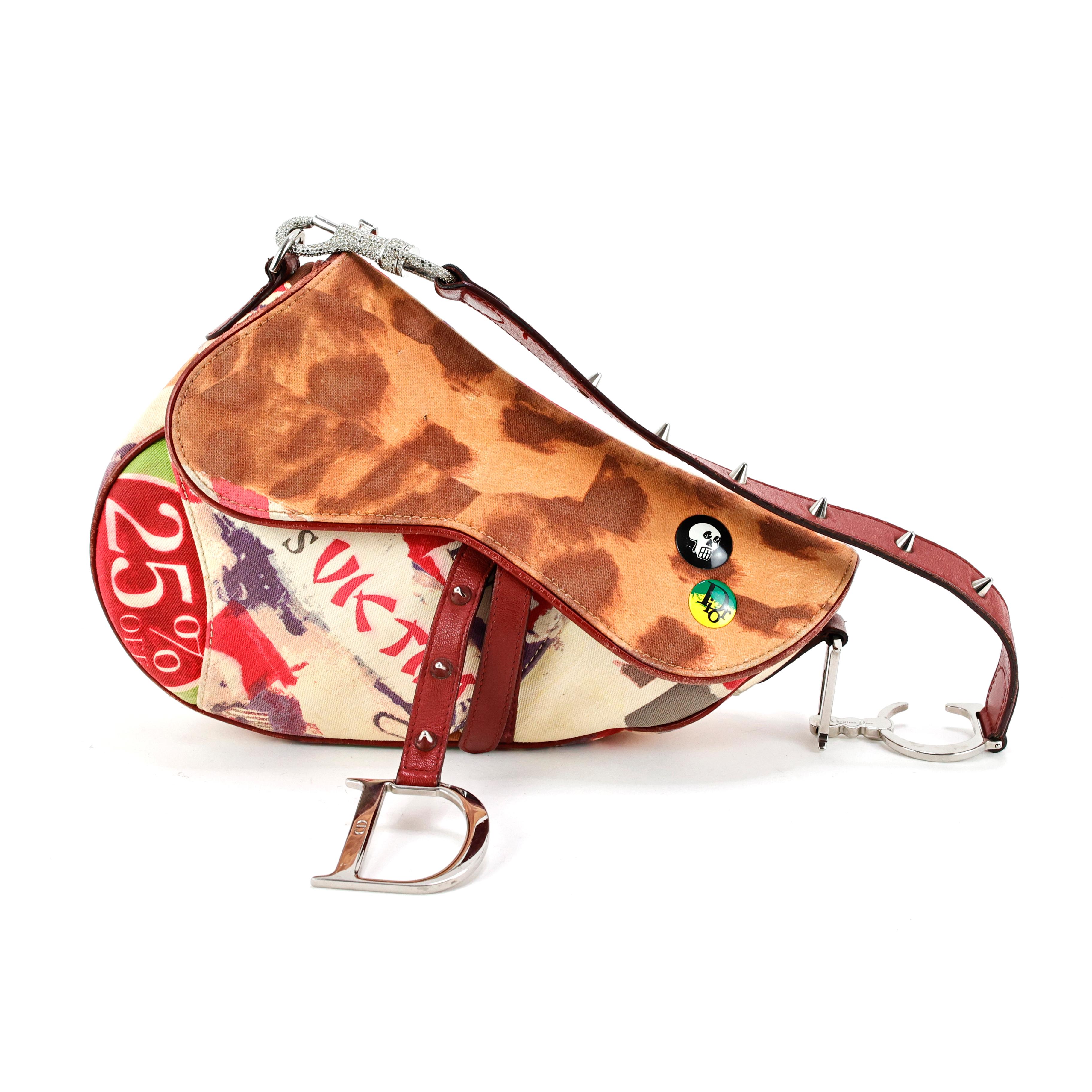 Limited Edition Christian Dior by John Galliano Victim Saddle Bag 3