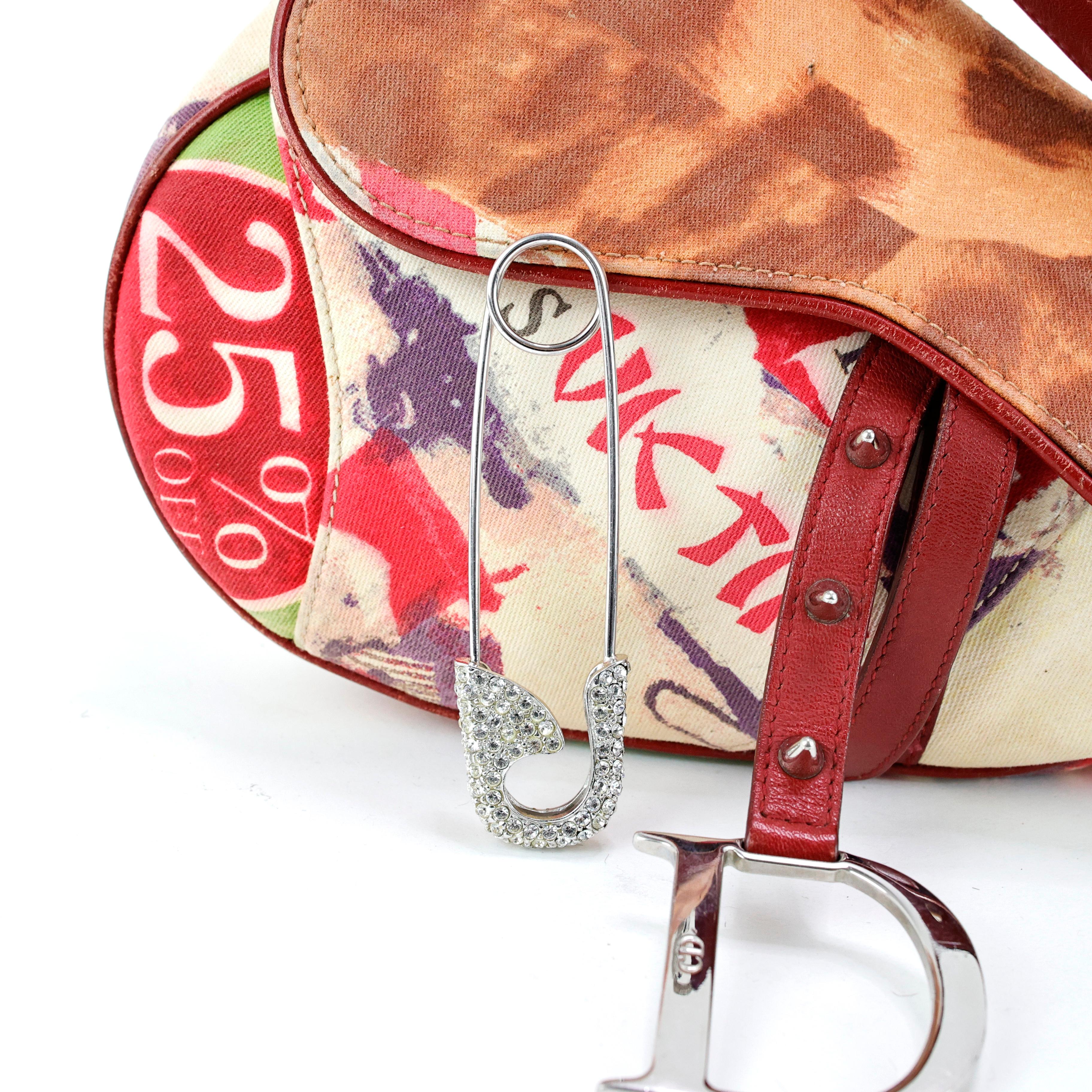 Limited Edition Christian Dior by John Galliano Victim Saddle Bag 4