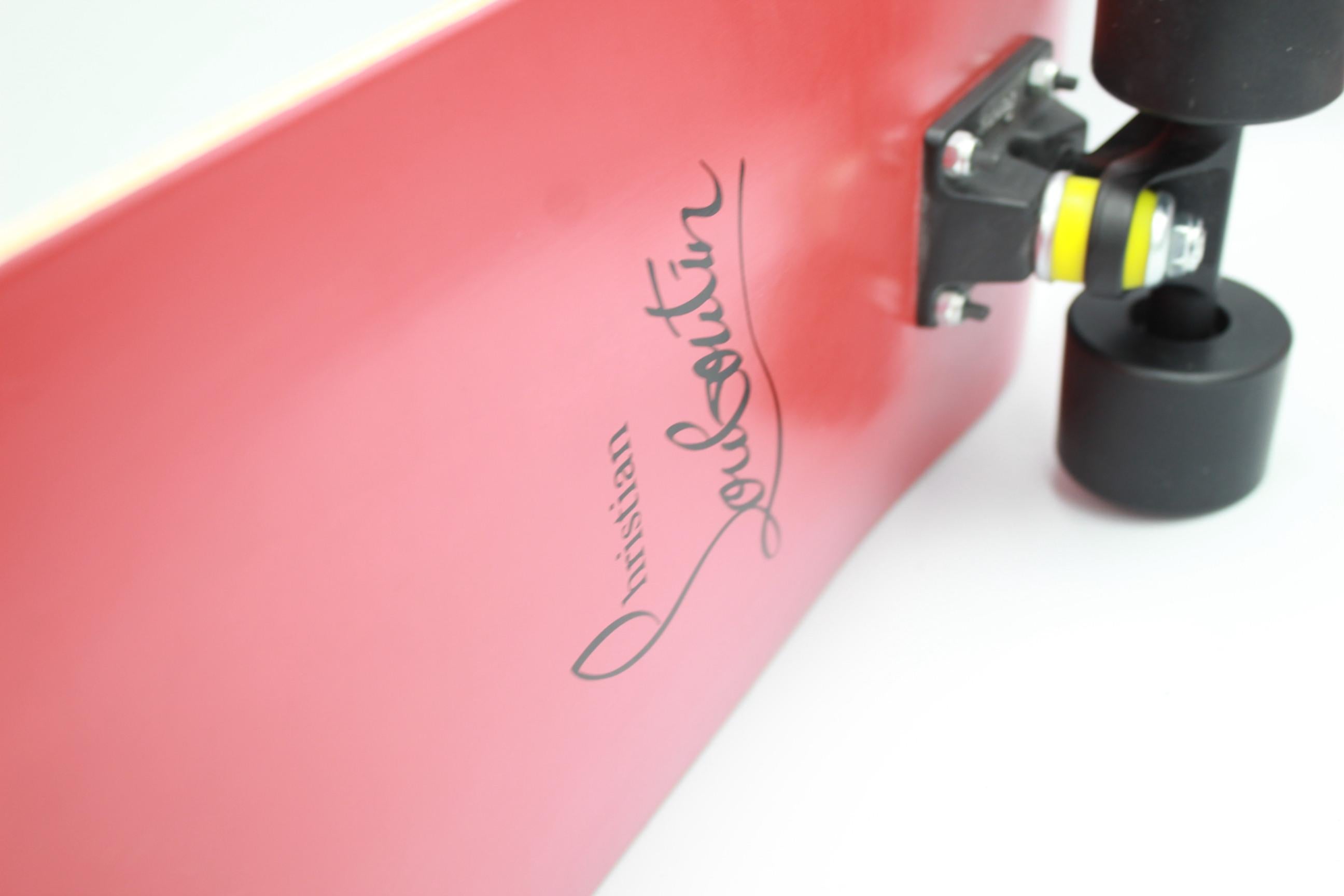 Beige Limited Edition Christian Louboutin Skateboard