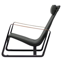 Fauteuil "Cité" en cuir en édition limitée par Jean Prouvé