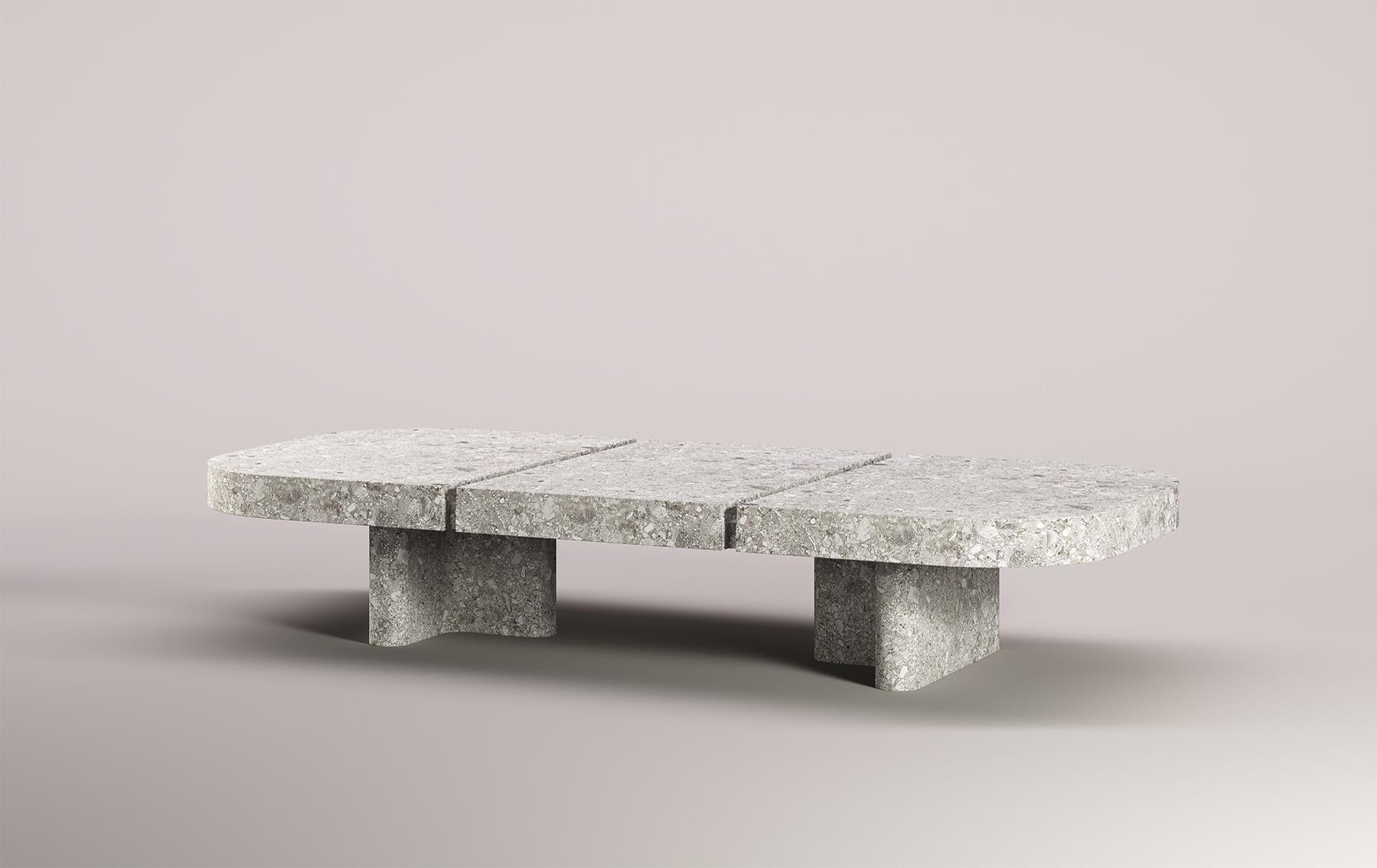 Moderne Édition limitée -  Table centrale Collector Meco en Ceppo di Gree en vente