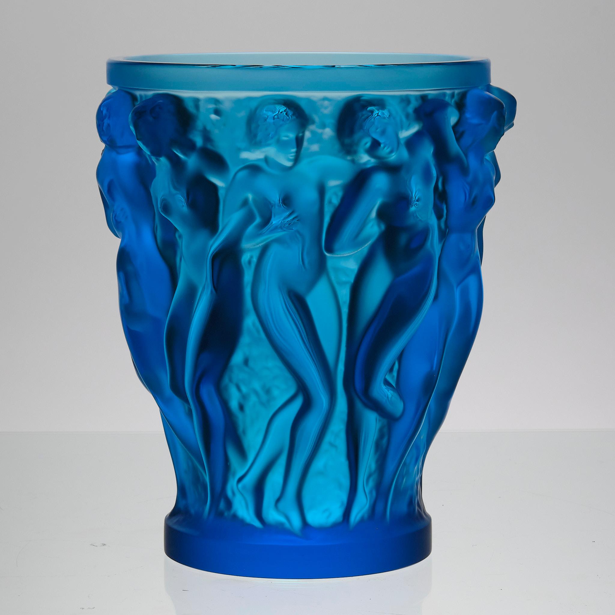 Limited Edition Coloured Glass Vase Entitled "Bacchantes Vase" by