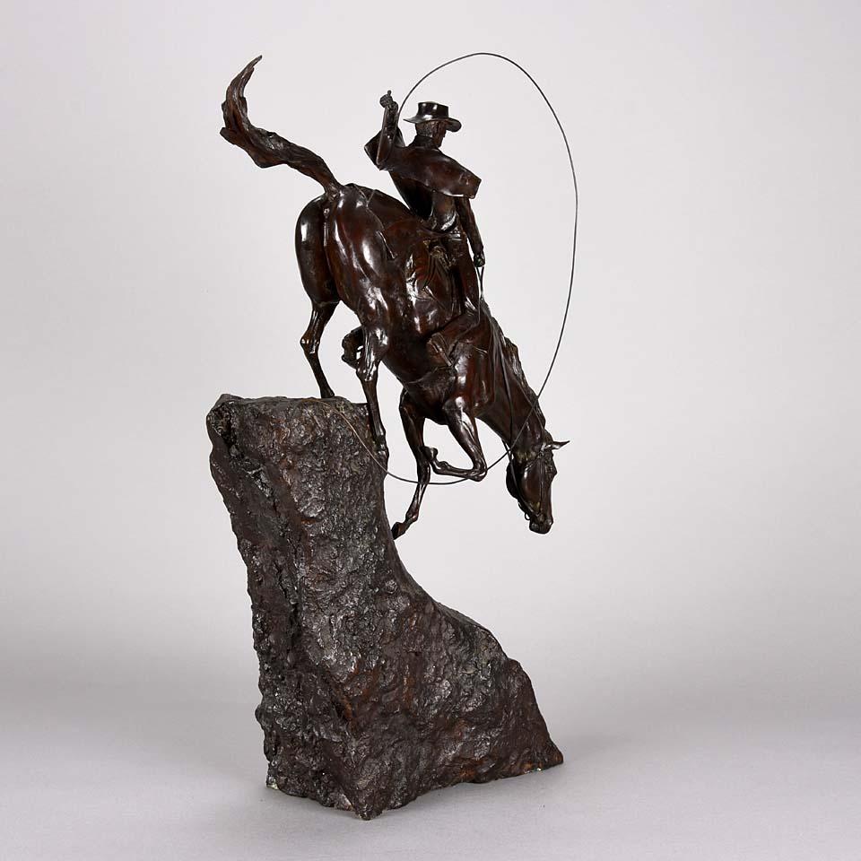 English Limited Edition Contemporary Bronze 'Man from Snowy River' by Jonathan Knight