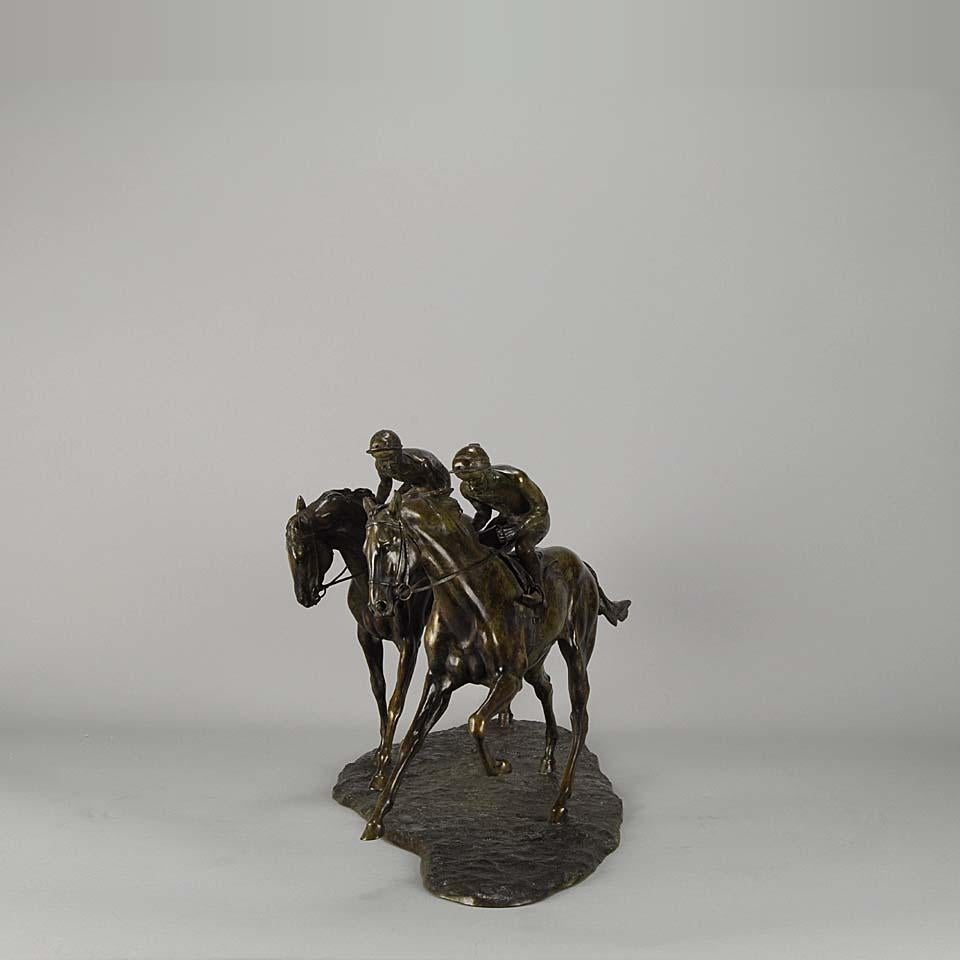 Other Limited Edition Contemporary Bronze Study 'Going to Post' by Jonathan Knight