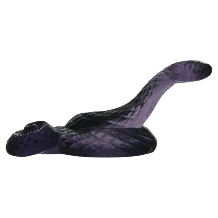 Limitierte Auflage der "Glasschlange" aus Kristall von Lalique Glass