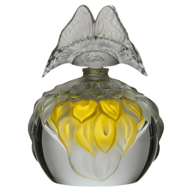 Edizione limitata del flacone di cristallo "Butterfly Flacon" di Marie-Claude Lalique in vendita