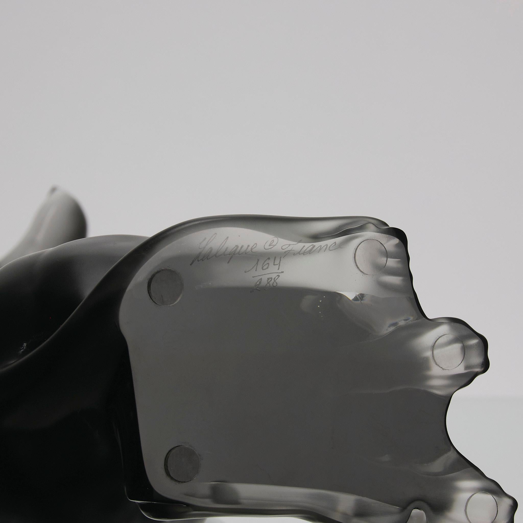 Sculpture en verre de lévrier en édition limitée « Greyhound » de Lalique en vente 3