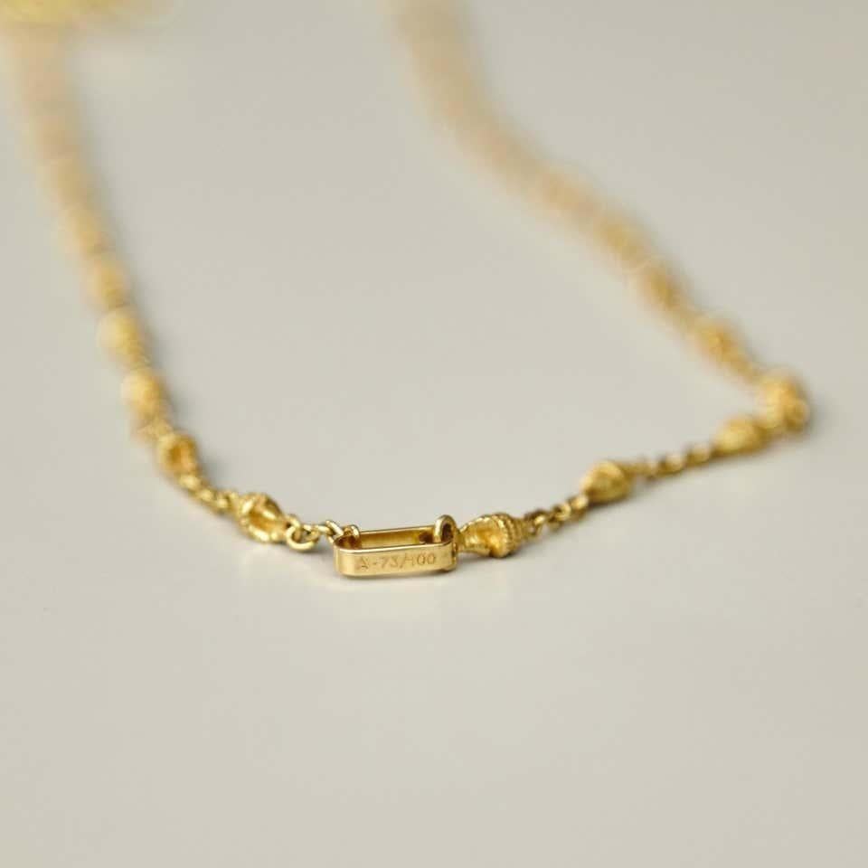 Limited Edition Dalí Gold Necklace and Bracelet 'The Man and the Dolphin' 5