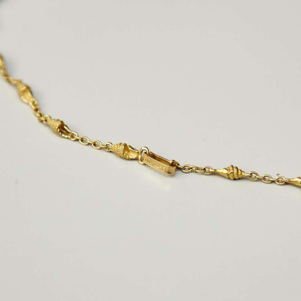 Limited Edition Dalí Gold Necklace and Bracelet 'The Man and the Dolphin' 6