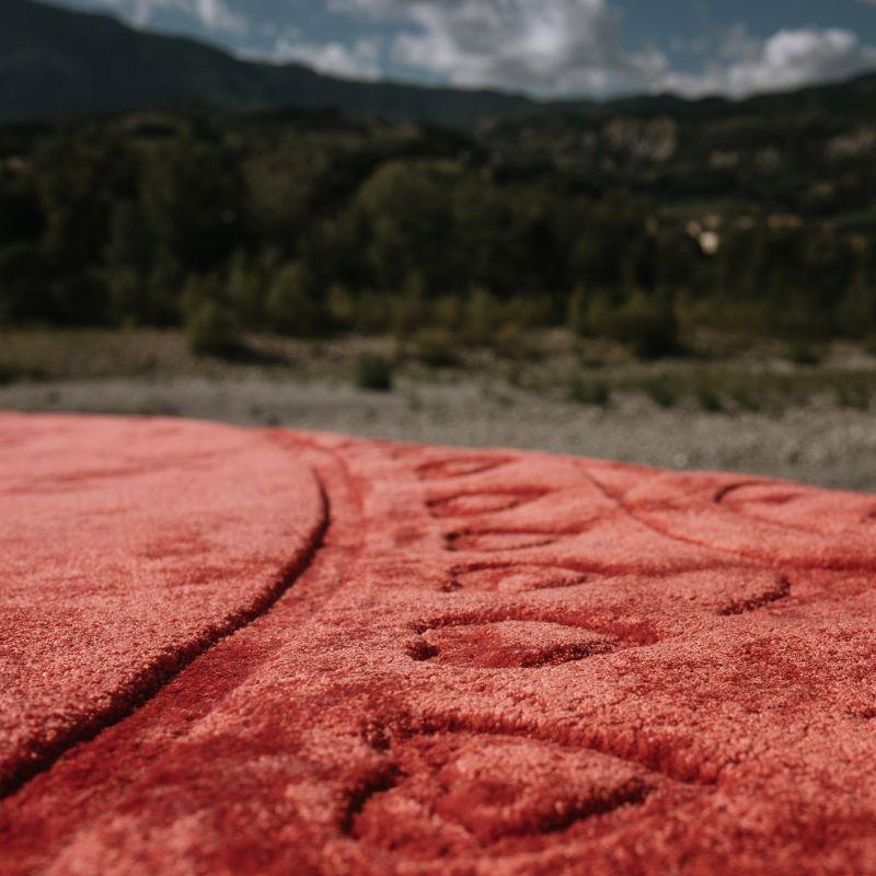 Limited Edition Devotion Omnia Red Rug In New Condition For Sale In Milan, IT
