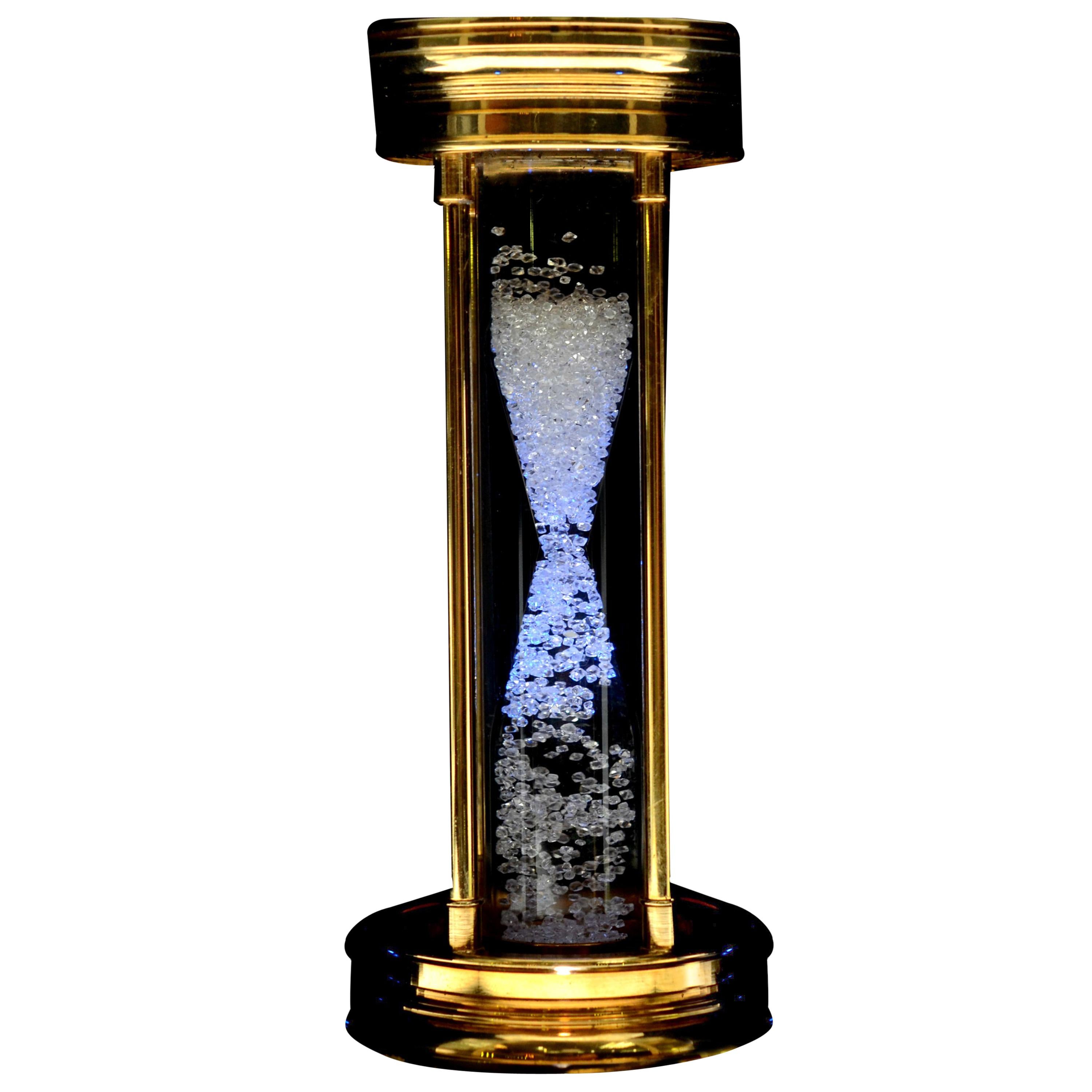 Limited Edition Diamond Hourglass by De Beers 36 Carat of Diamond For Sale