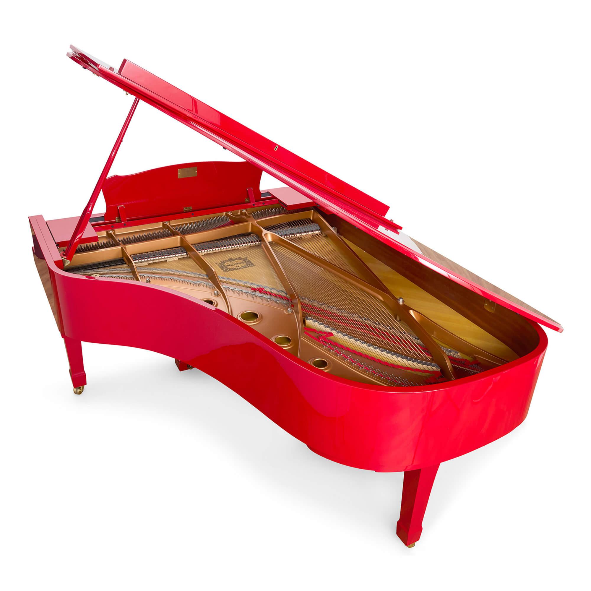 Moderne Edition limitée Iton John's Signature Series Red Piano Yamaha en vente