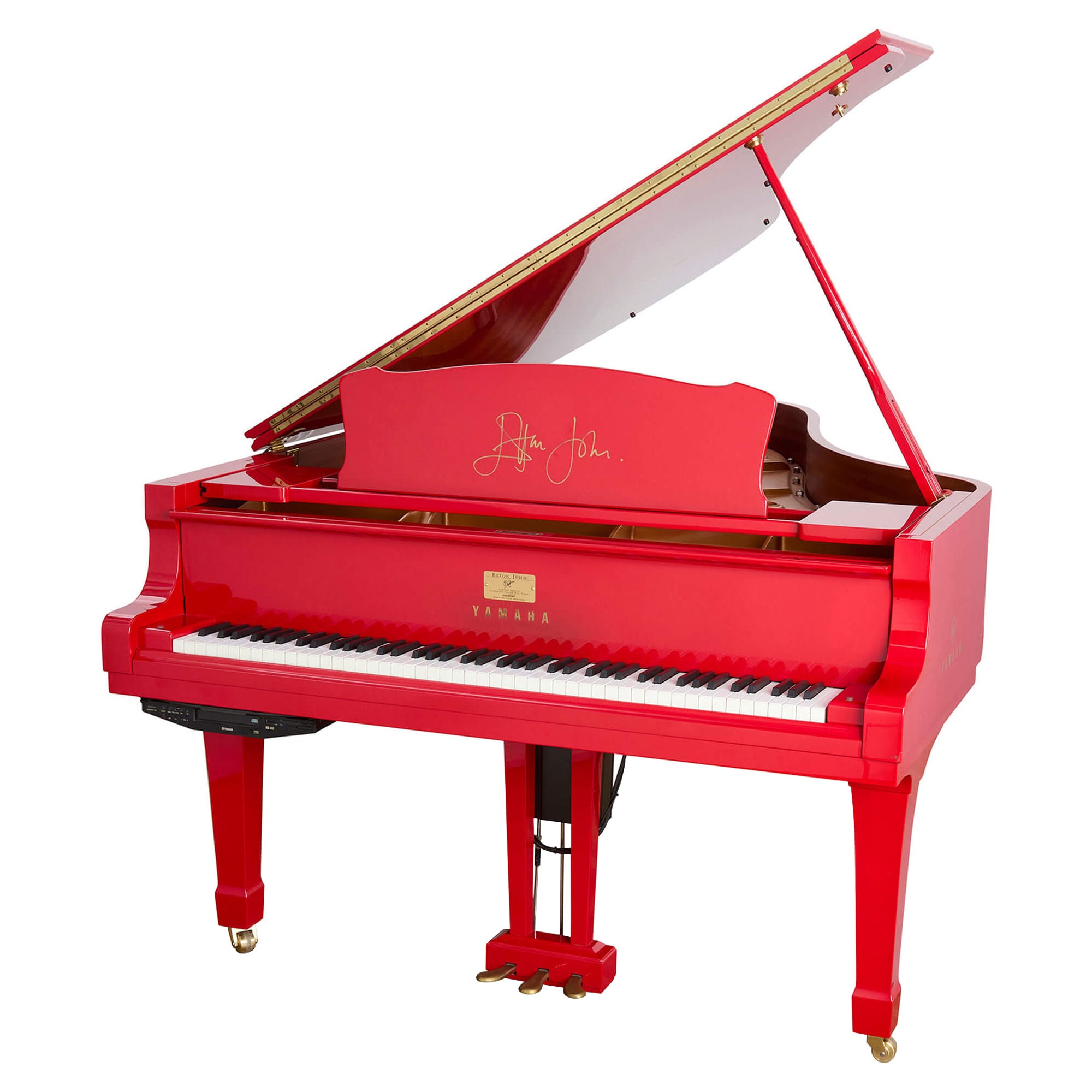 Edition limitée Iton John's Signature Series Red Piano Yamaha en vente