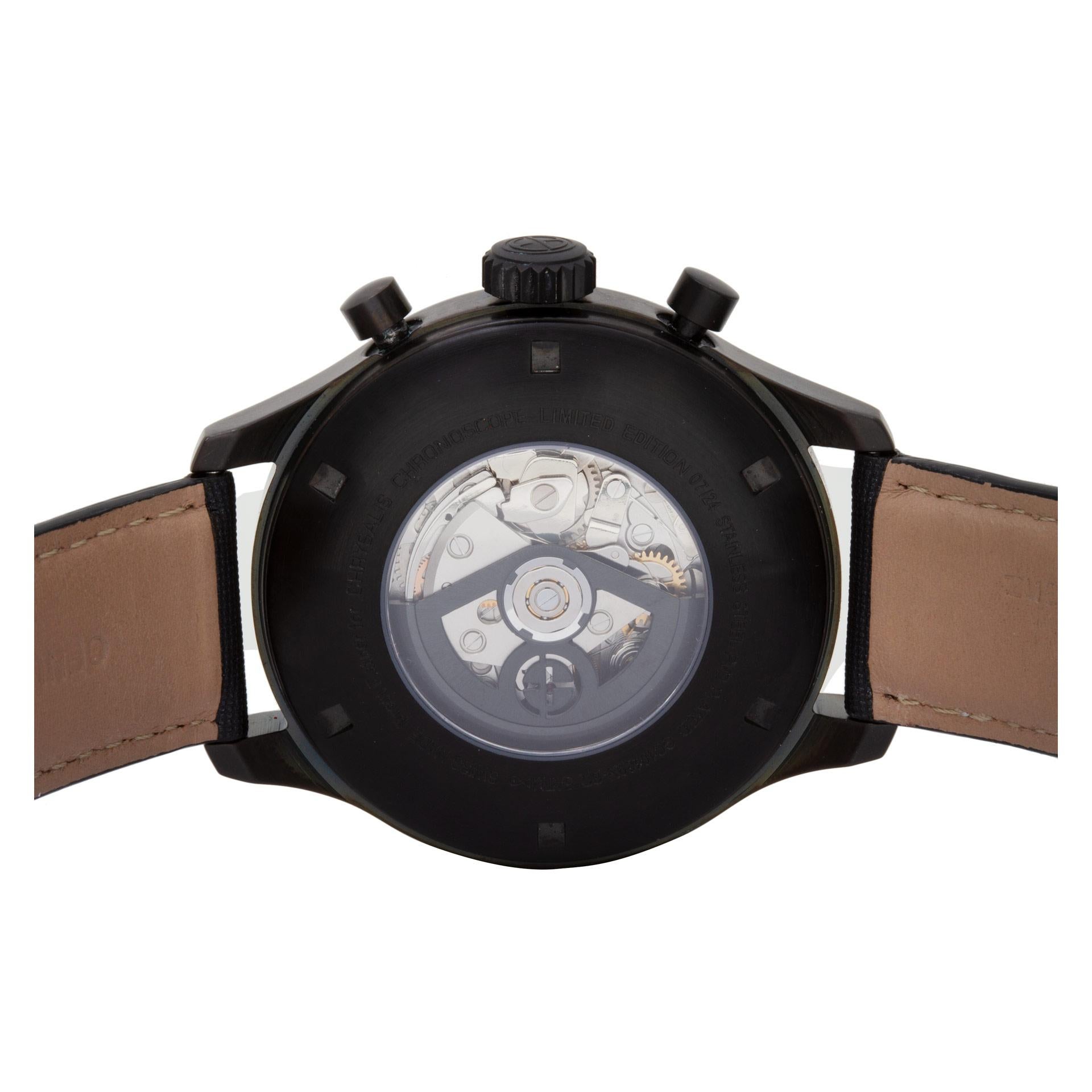 Limited Edition Ernst Benz Chronoscope PVD GC10100NBR Automatic Watch
